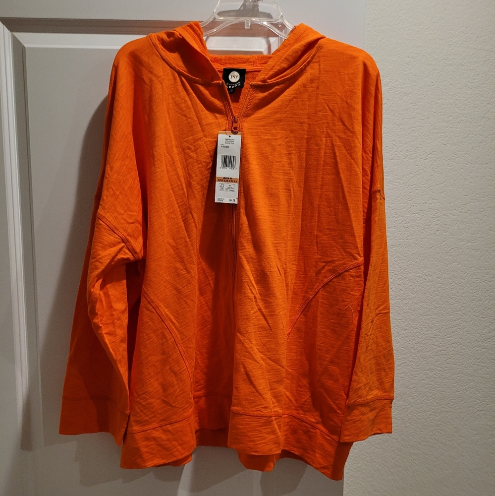 Women's Jones NY Sport zip-up hoodie 3x plus size NWT
